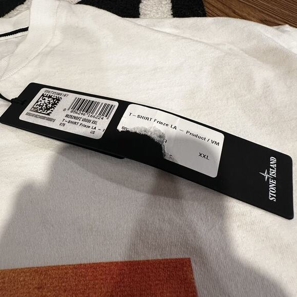 2024 Frieze LA Stone Island Better Gift Shop Works T - White - XXL - Picture 4 of 9